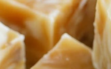 Caramel Swirl White Chocolate Fudge