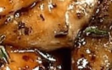 Black Pepper Chicken with Mushrooms