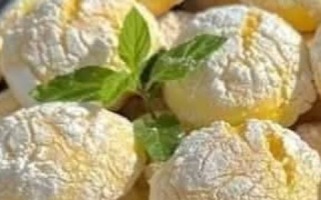 Soft Lemon Biscuits Recipe