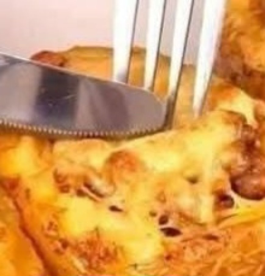 Twice-Baked Potatoes with Meat and Cheese Filling