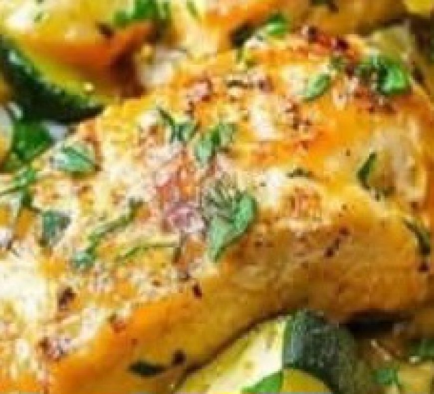 Easy Baked Chicken and Zucchini