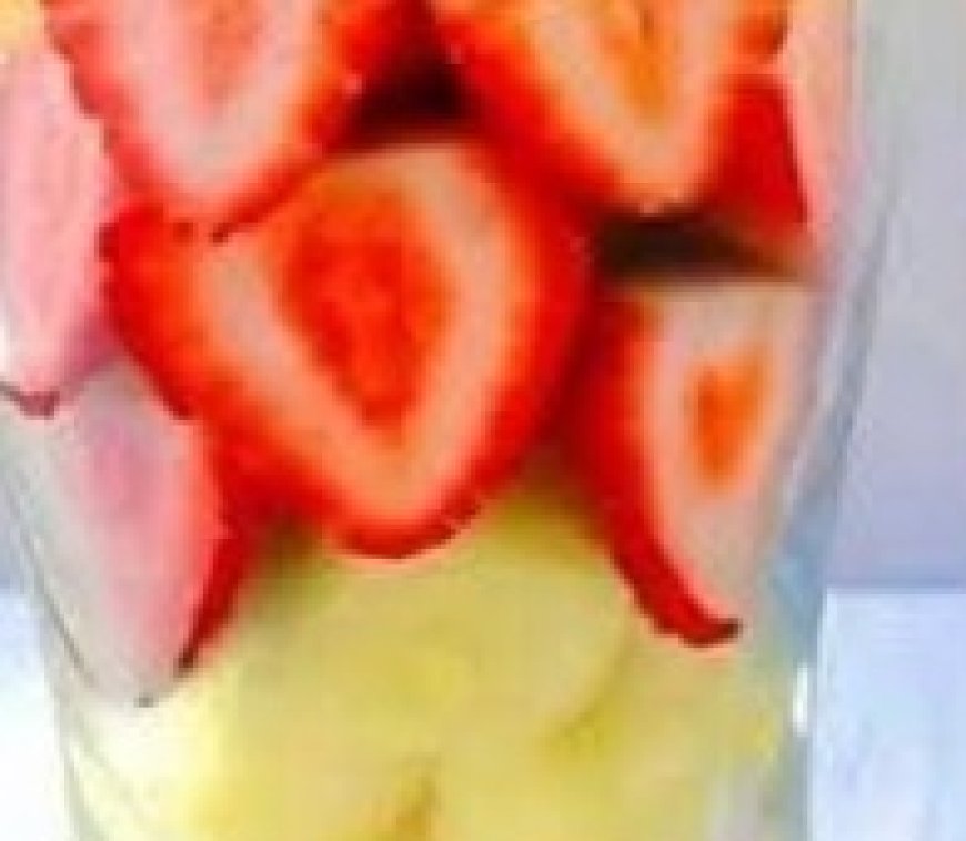 Pineapple, Strawberry, and Mango Smoothie