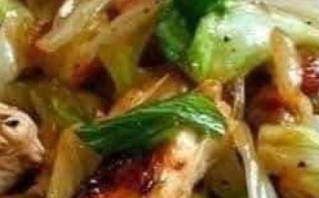 Chinese ChickenCabbage Stir-Fry