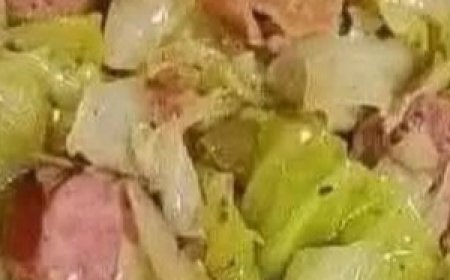 FRIED CABBAGE WITH BACON ONION AND GARLIC