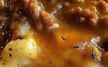 Recipe for Beef and Gravy with Mashed Potatoes