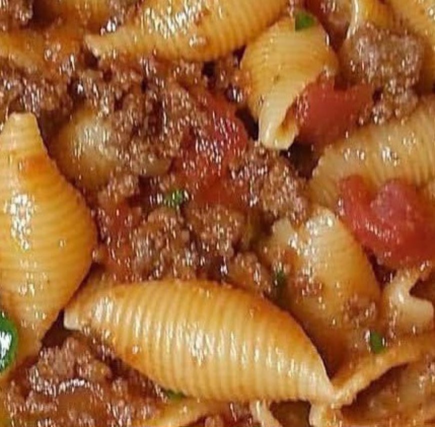 One-Pot Cheesy Beef and Shells