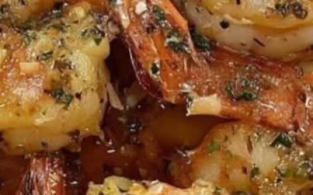 Baked Italian Shrimp with Lemon – A Zesty and Elegant Dish Made Simple