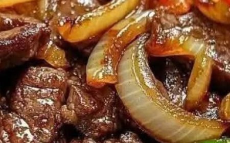 Chinese pepper steak with onions!