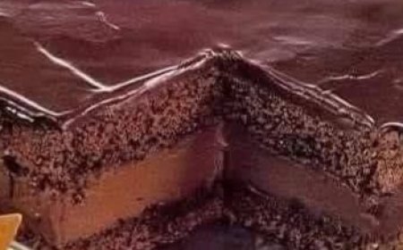 Mocha Layer Cake with Chocolate Rum Cream Filling