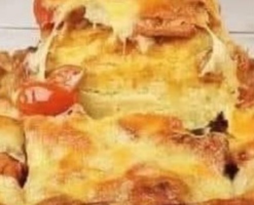 Favorite Stuffed Cabbage Rolls on a Vegetable Bed!