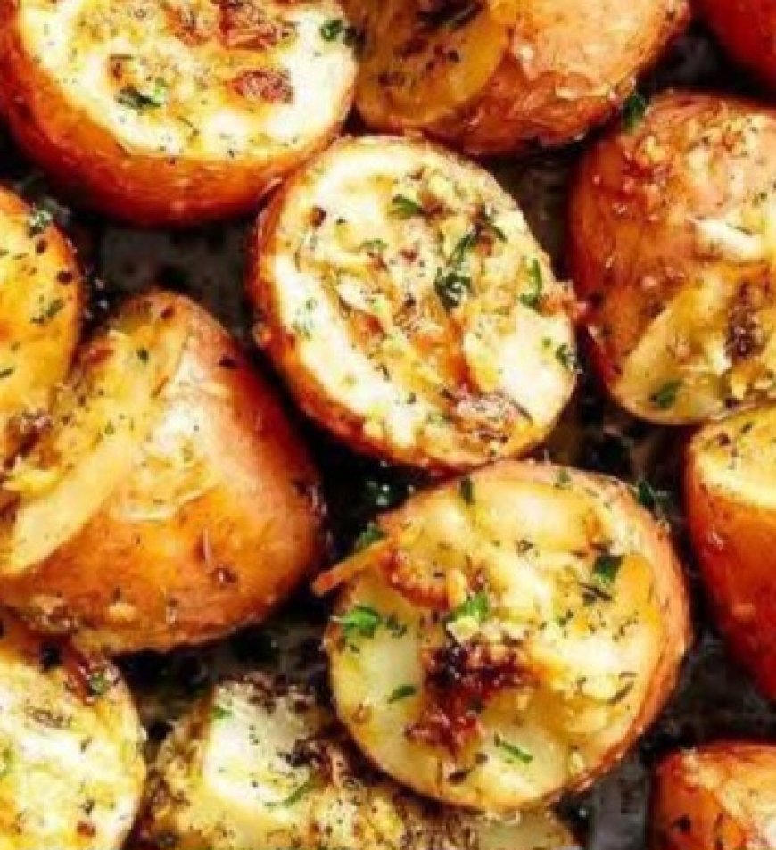 Crispy Crunchy Parmesan Potatoes