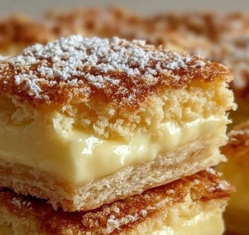 Vanilla Custard Cream Squares