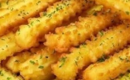 Crispy Piped Potato Fries – Recipe