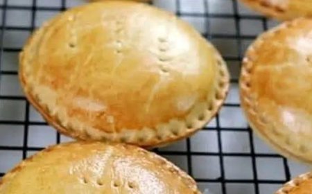 Homemade Chicken Pies with Creamy Vegetable Filling and Buttery Crust