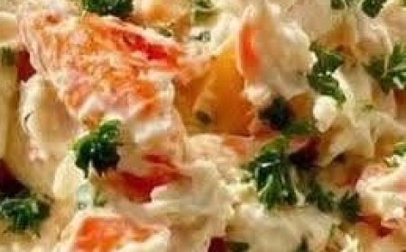 Creamy Crab-Style Seafood Salad
