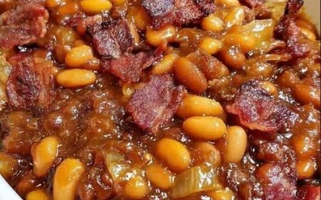 Savory Baked Beans with Ground Beef