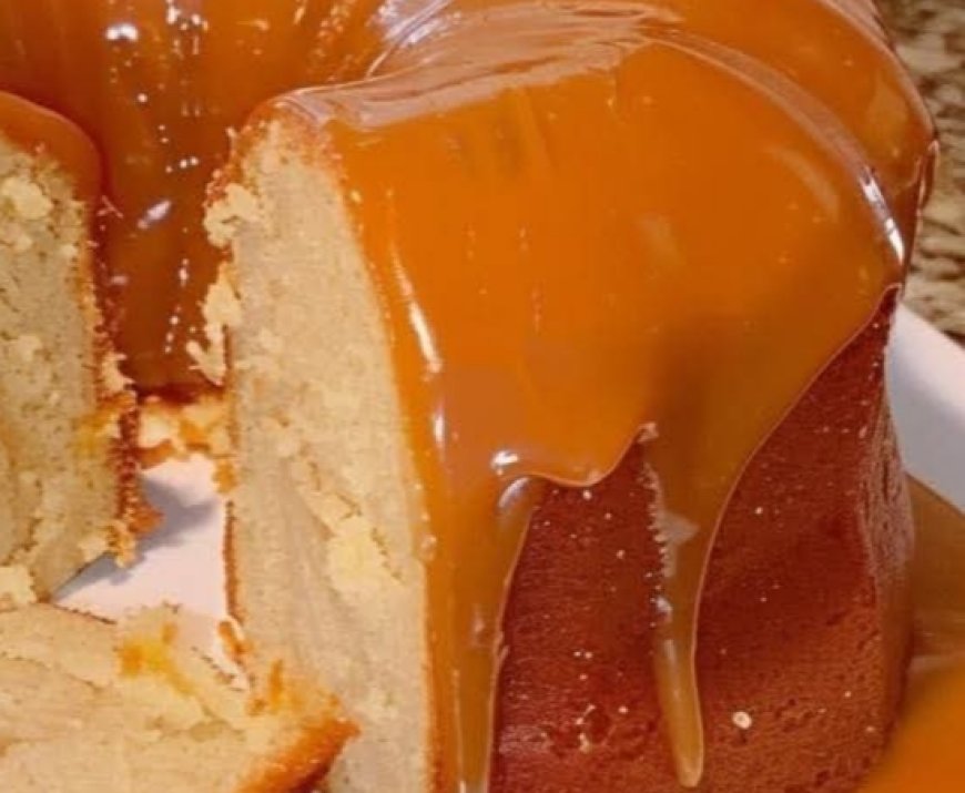Caramel Cream Cheese Pound Cake