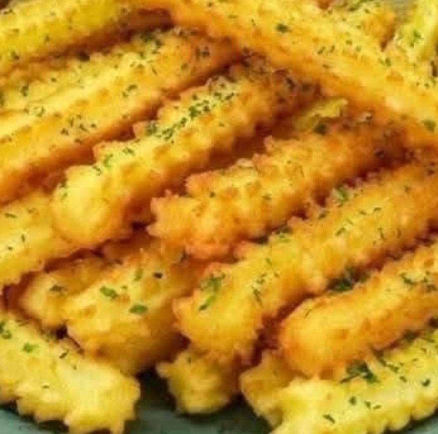Crispy Piped Potato Fries – Recipe