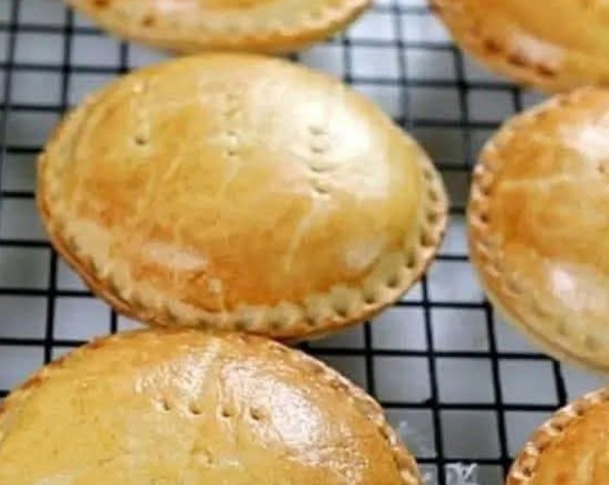 Homemade Chicken Pies with Creamy Vegetable Filling and Buttery Crust