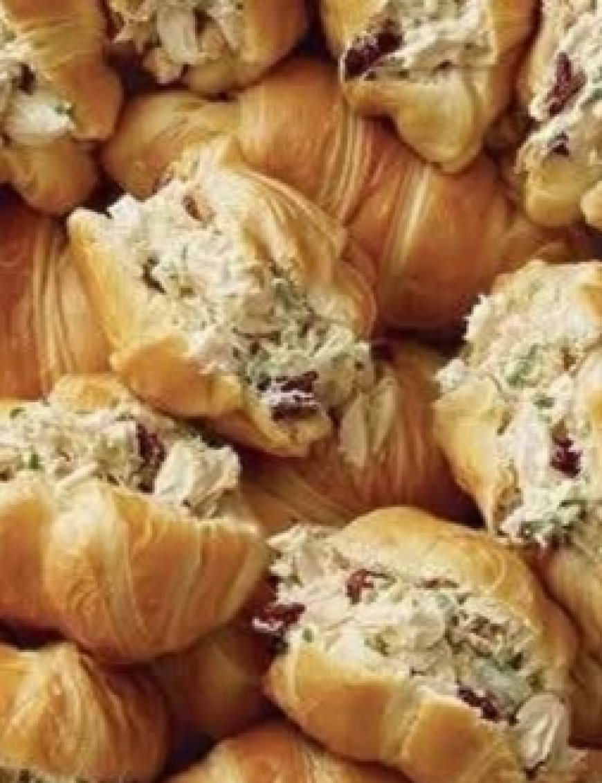Mini Chicken Salad Croissant Sandwiches