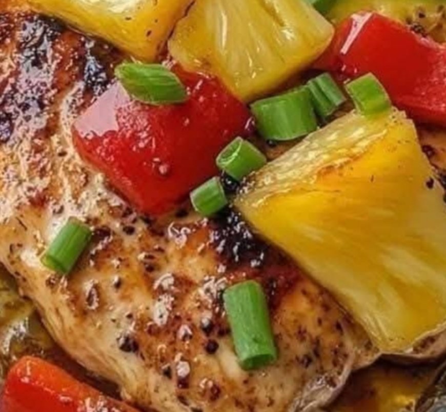 Teriyaki Chicken and Pineapple Foil Packets