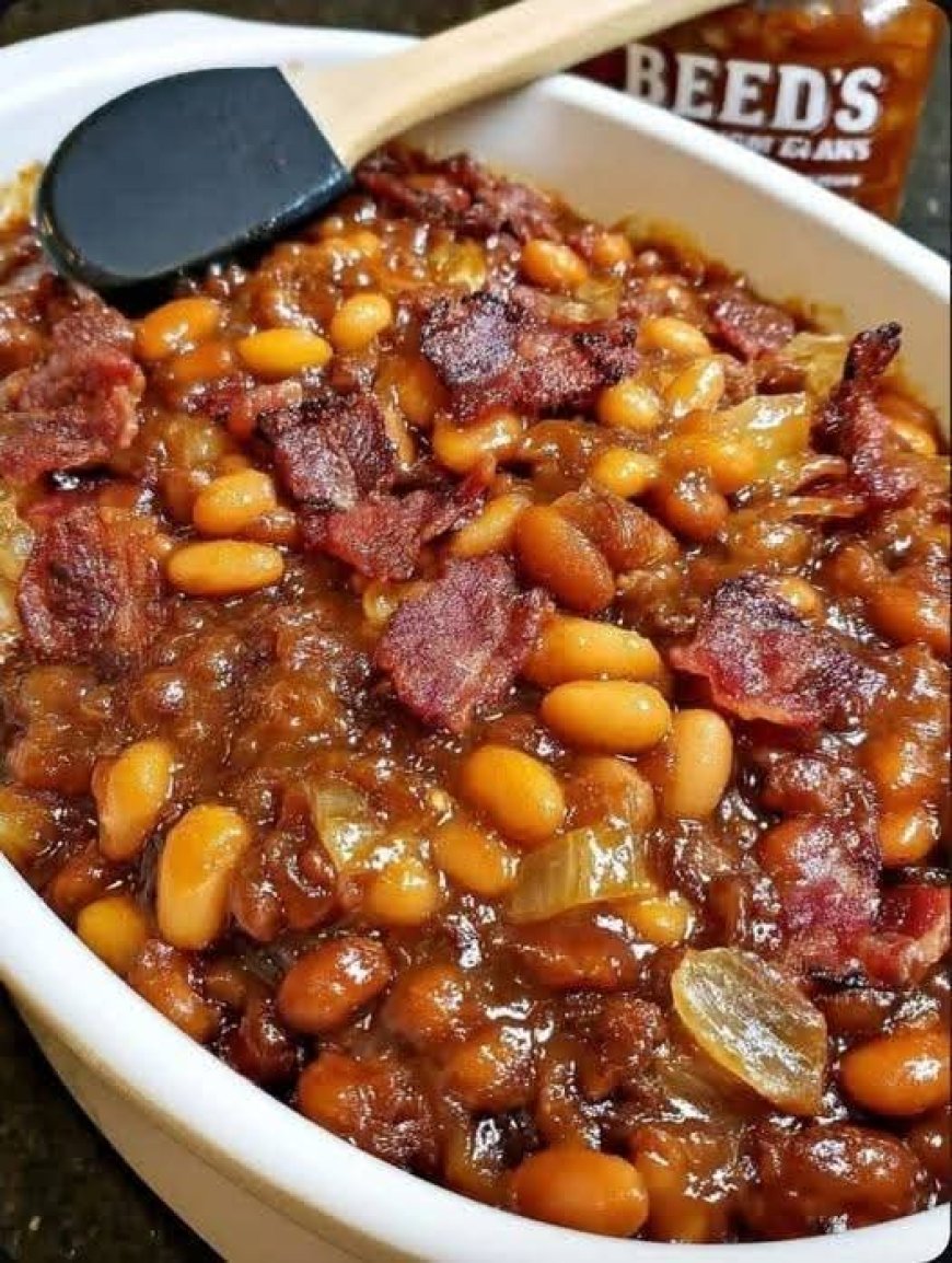 Savory Baked Beans with Ground Beef
