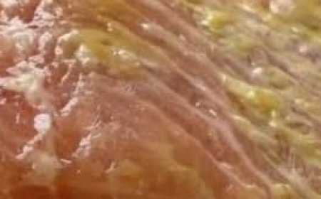 This Is Why Your Defrosted Salmon Has Yellow on It