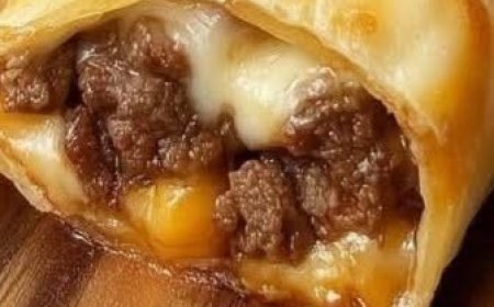 Cheesy Beef & Cheese Crispy Roll (like the image)